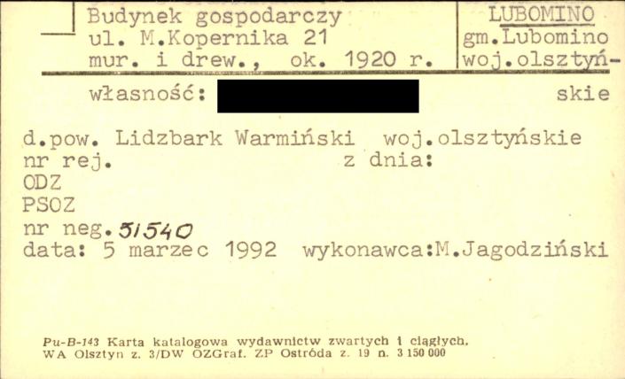 budynek gospodarczy, skan 1