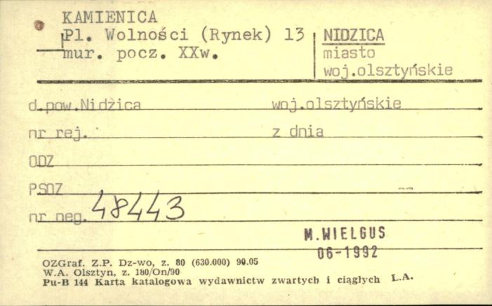 kamienica, skan 1