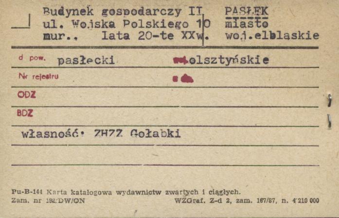 budynek gospodarczy II, skan 1