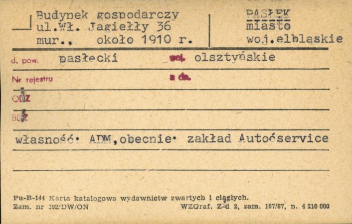 budynek gospodarczy, skan 1