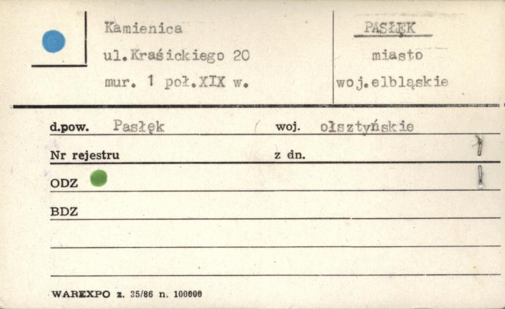 kamienica, skan 1