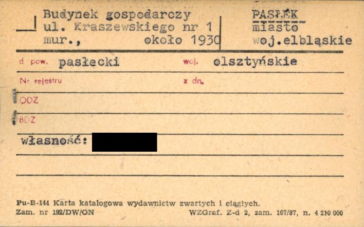 budynek gospodarczy, skan 1