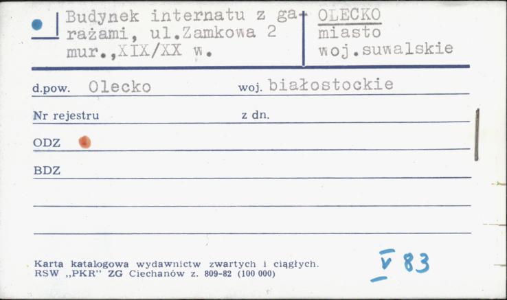 budynek internatu z garażami, skan 1