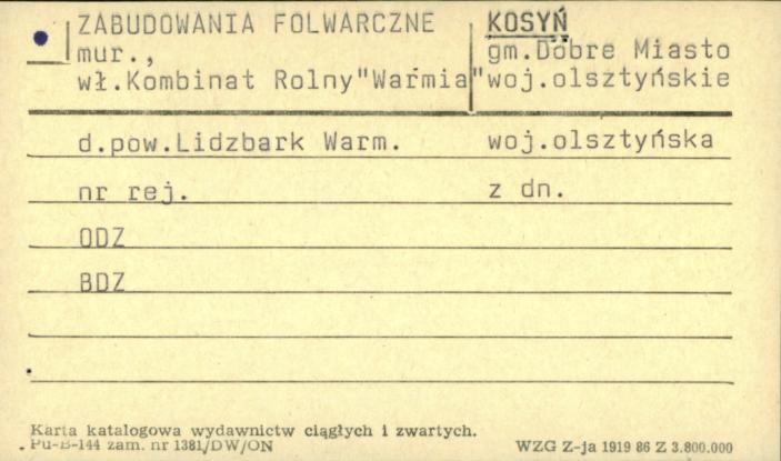 zabudowania folwarczne, skan 1