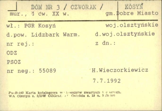 dom (czworak), skan 1