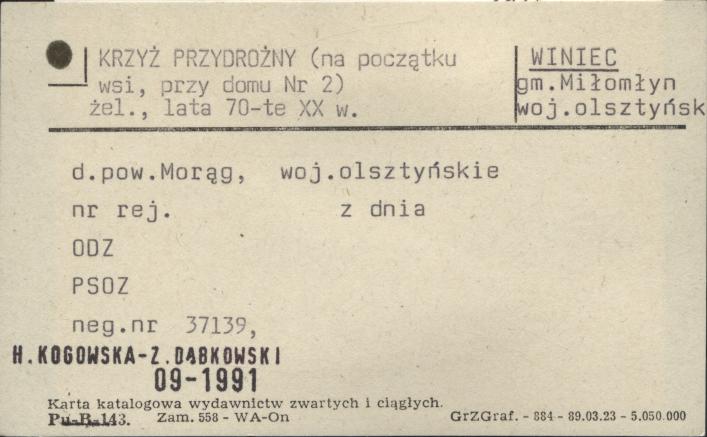 krzyż przydrożny, skan 1