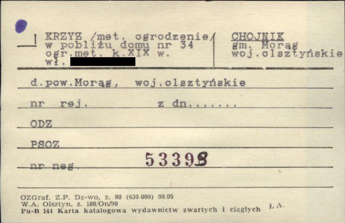 krzyż (met. ogrodzenie), skan 1