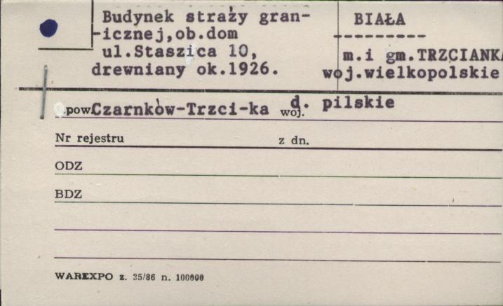 budynek straży granicznej, ob. dom, skan 1