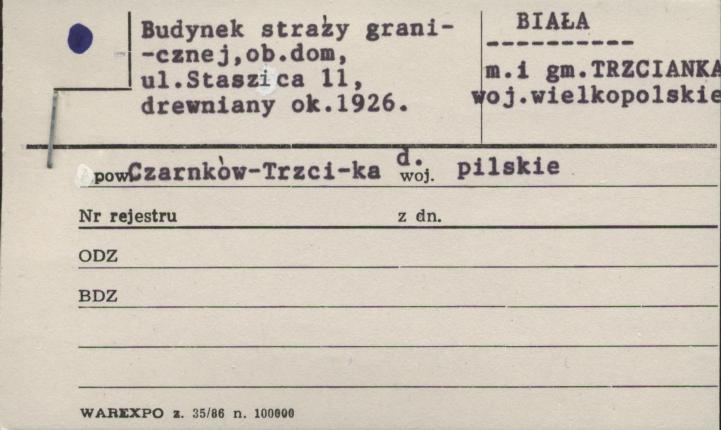 budynek straży granicznej, ob. dom, skan 1