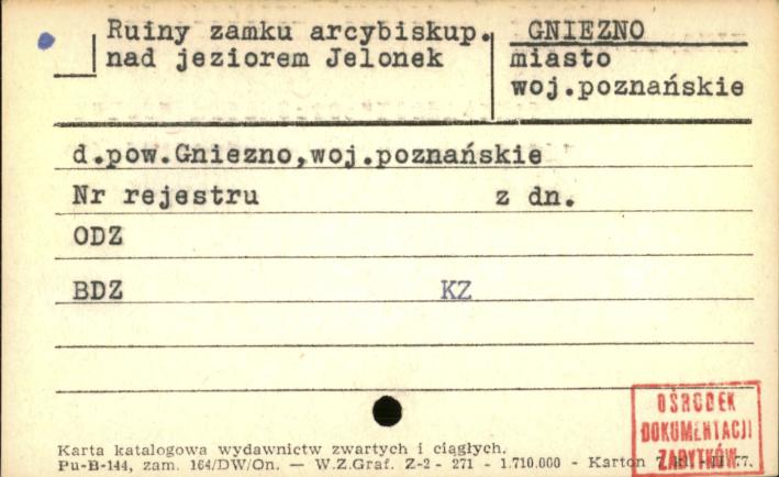 ruiny zamku arcybiskup., skan 1