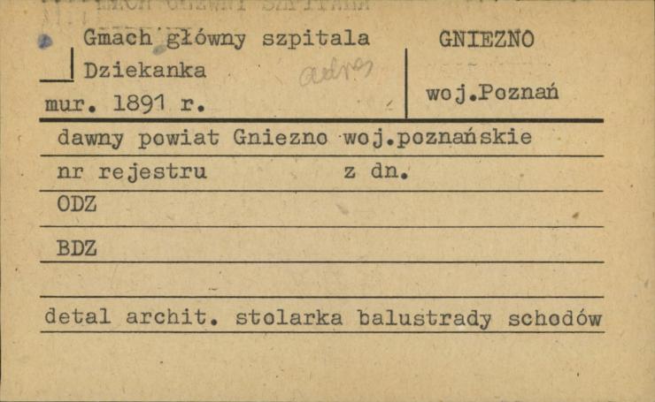 gmach główny szpitala, dziekanka, skan 1