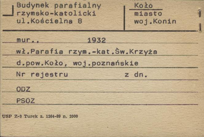 budynek parafialny rzymsko-katolicki, skan 1