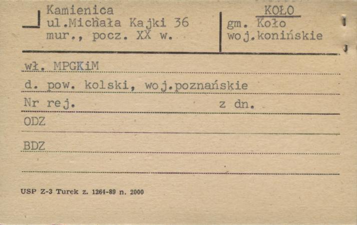 kamienica, skan 1