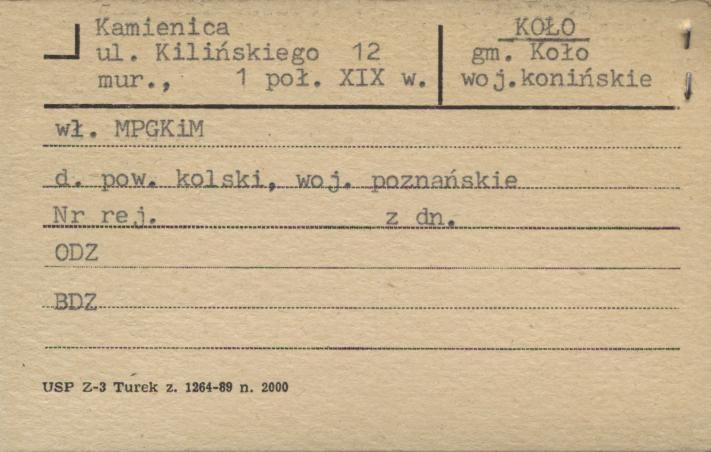 kamienica, skan 1