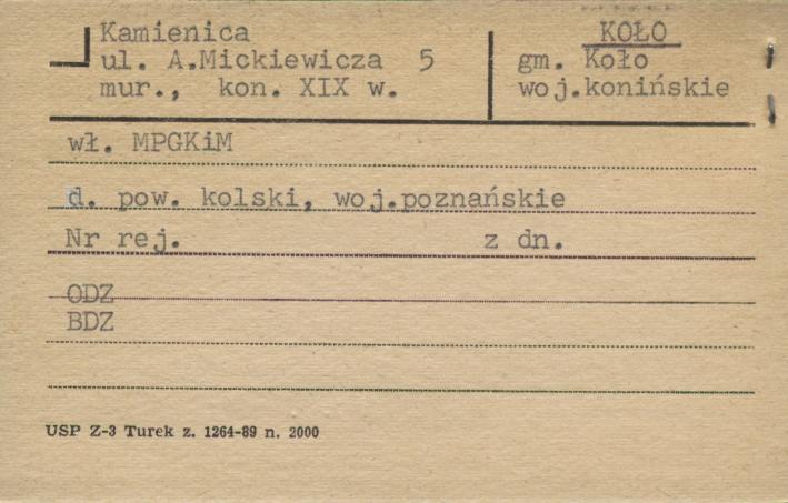 kamienica, skan 1