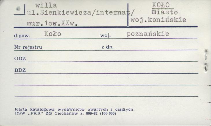 willa (internat), skan 1