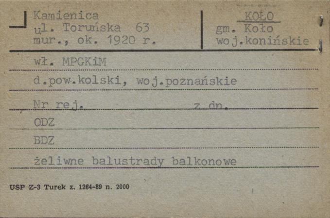 kamienica, skan 1