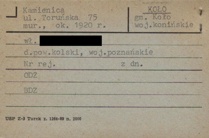 kamienica, skan 1
