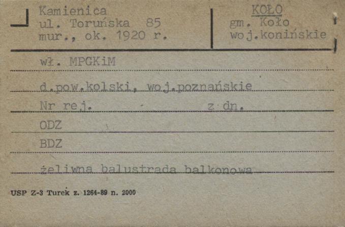kamienica, skan 1