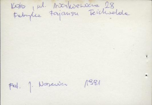 fabryka fajansu Teichwlada, póź. Syndykat Warszawski, skan 5