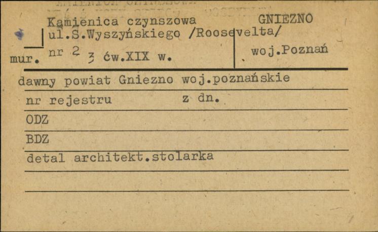 kamienica, skan 1