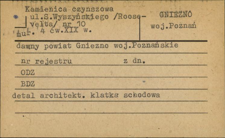 kamienica, skan 1