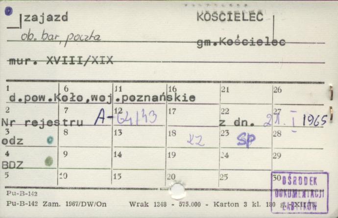 zajazd, ob. bar, poczta, skan 1