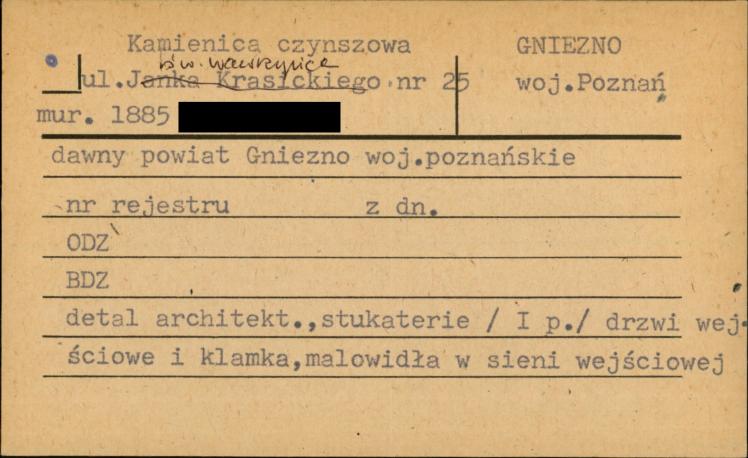 kamienica, skan 1
