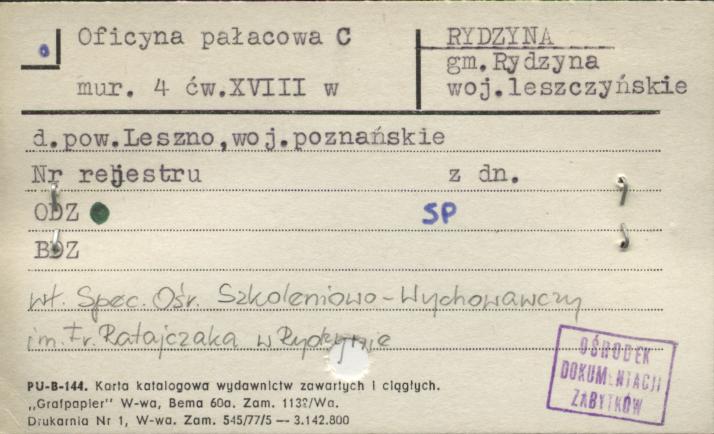 oficyna pałacowa C, skan 1