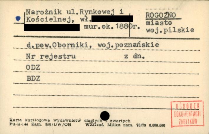 narożnik ulic, skan 1