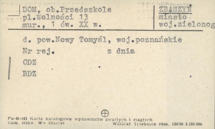 dom, ob. przedszkole, skan 1