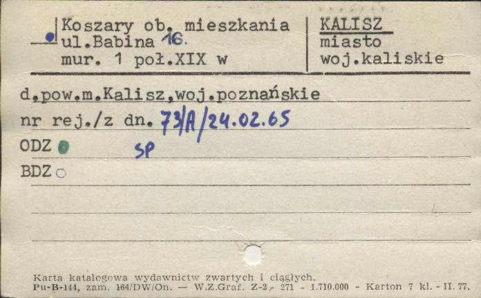 koszary, ob. mieszkania, skan 1