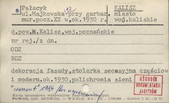 pałacyk, skan 1