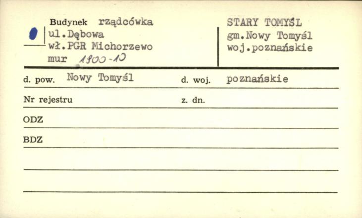 budynek rządcówka, skan 1