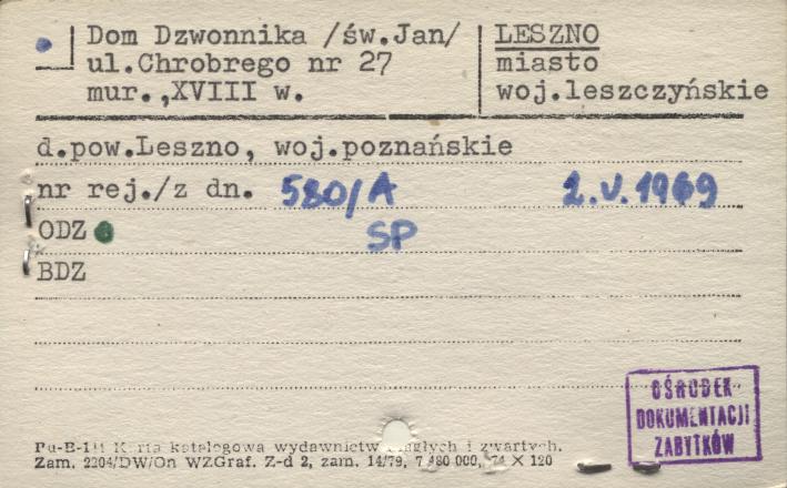 dom dzwonnika, św. Jana, skan 1