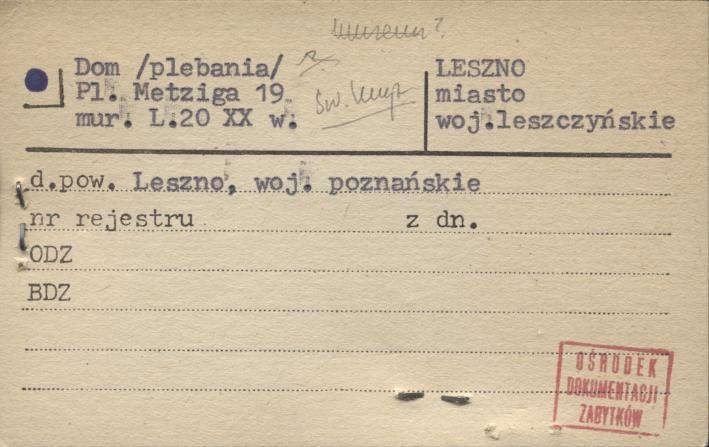 dom, plebania, skan 1