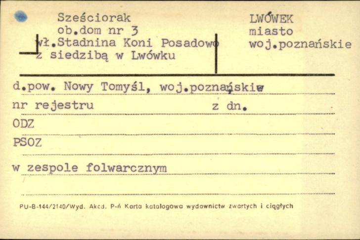 sześciorak, ob. dom, skan 1