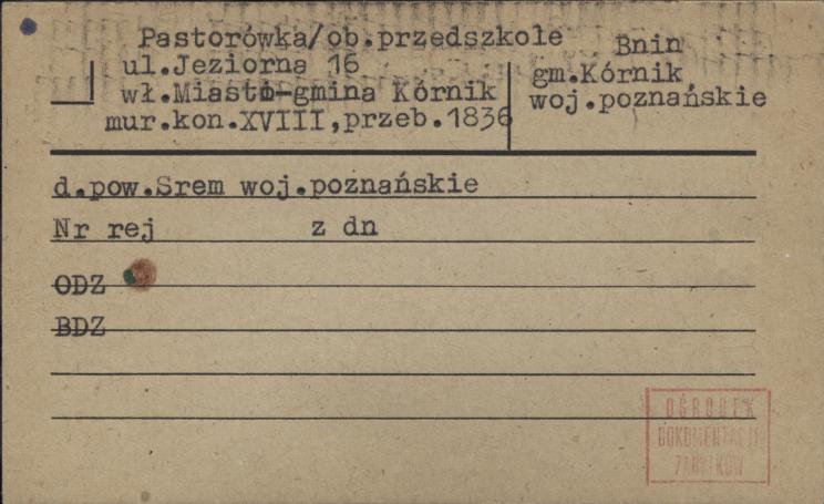 pastorówka/ob. przedszkole, skan 1