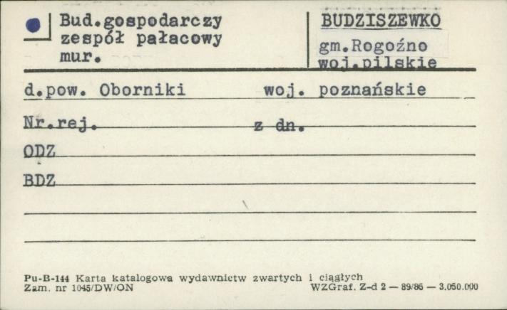 budynek gospodarczy, - zespół pałacowy, skan 1
