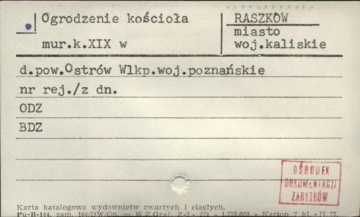 ogrodzenie kościoła, skan 1