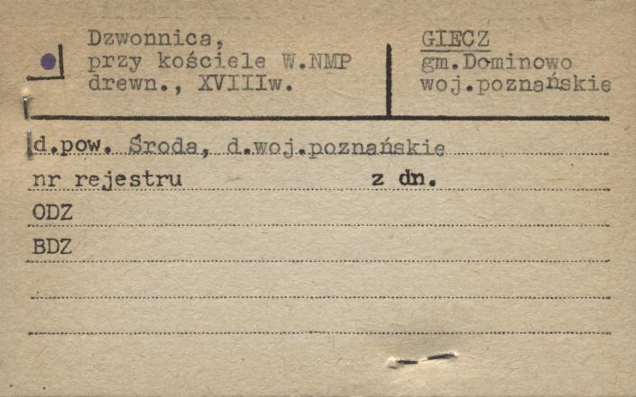 dzwonnica przy kościele W. NMP, skan 1