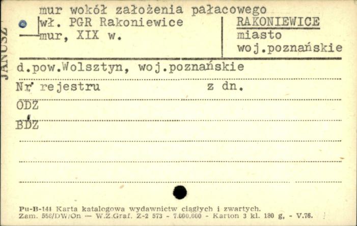 mur wokół założenia pałacowego, skan 1