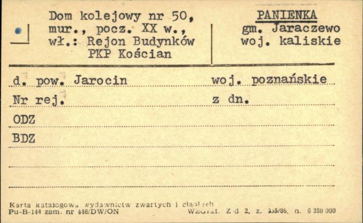 dom kolejowy, skan 1