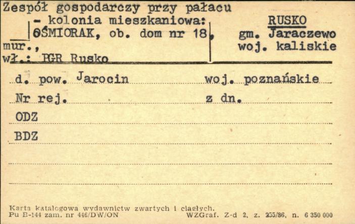 kolonia mieszkaniowa: ośmiorak, ob. dom, skan 1