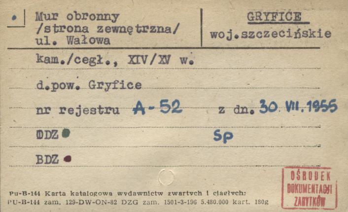 mur obronny (strona zewnętrzna), skan 1