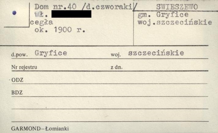 czworak, ob. budynek mieszkalny, skan 1
