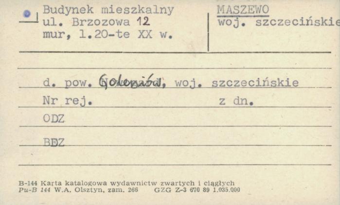 budynek mieszkalny, skan 1