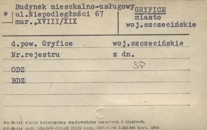 budynek mieszkalno-usługowy, skan 1