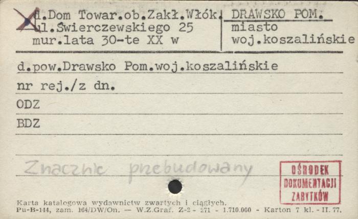 dom towarowy, ob. zakł. włók., skan 1