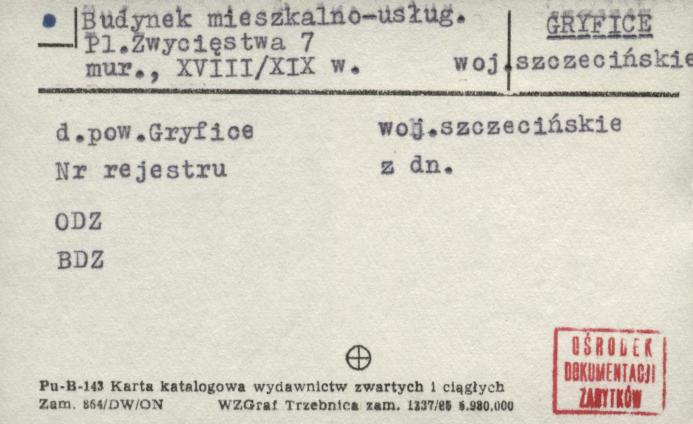 budynek mieszkalno-usługowy, skan 1